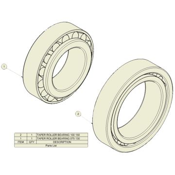 Jeu du roulement ADR VF