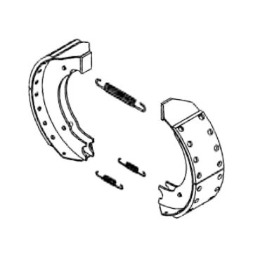 Bremsbackensatz ADR 406x120 9RE0032