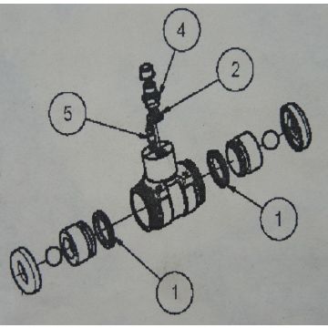 Dichtsatz für Hydr. Zylinder von Bremse