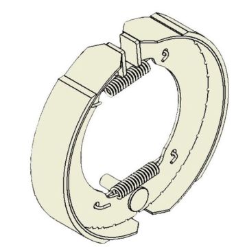 Bremsbackensatz ADR 400x100