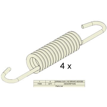 Federsatz, ADR 400x80 + 406x120