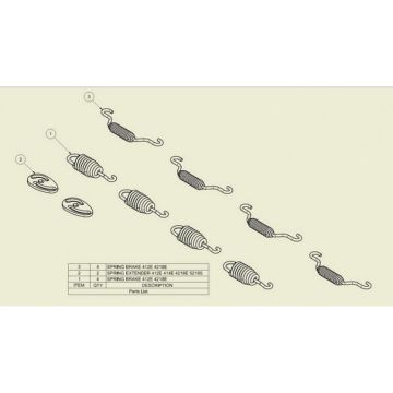 Federsatz, ADR 420x180/4218E-XC, 412E