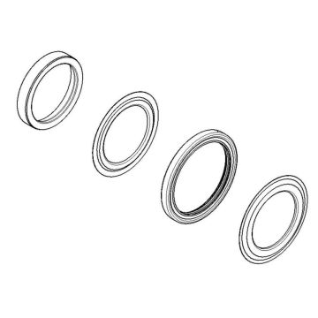 Nylonringe 119/150 Dichtsatz pro Seite