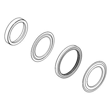 Nylonringe 119/150 Dichtsatz pro Seite