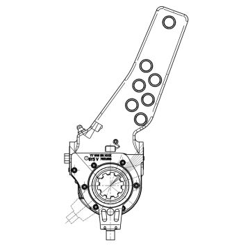 Gestängesteller auto AGS 180mm ADR 9RS0018