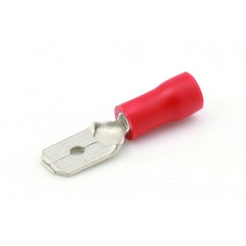Cosses isolés 0.5 - 1.0 6.3mm rouge