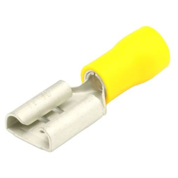 Quetschverbinder, 2.5 - 6.0 mm², gelb, DIN/ISO 46245