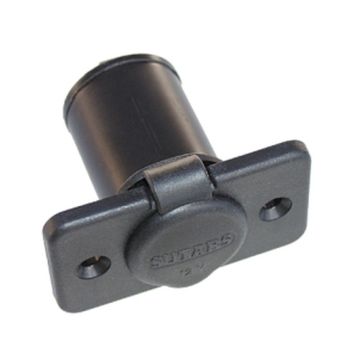Einbau Steckdose 2-pol mit Deckel, 12V