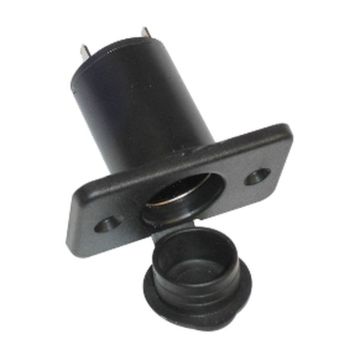 Einbau Steckdose 2-pol mit Deckel, 12V