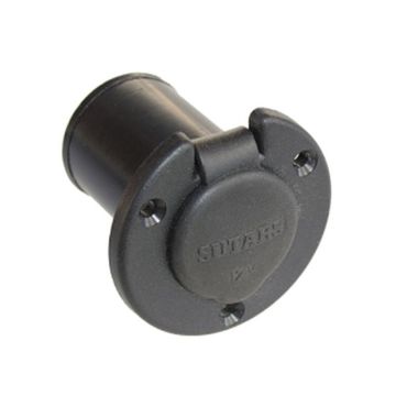 Einbau Steckdose 2-pol mit Deckel, 12V AS004