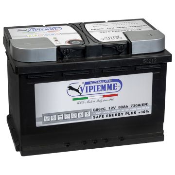 Batterie 12 V 80 AH, LxBxH 278 x 175 x 190  - +