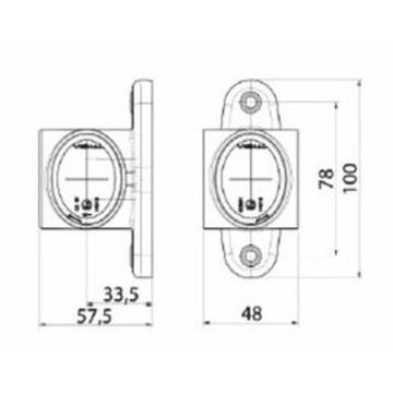 LED Umrissleuchte Vignal DX  12/24V  links/rechts D14035