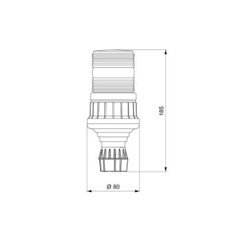 LED Blitzleuchte Vignal Doppelblitz 10-30V D14453