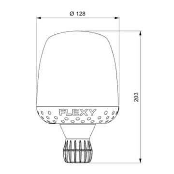 Rundumleuchte TAURUS FLEXY 12-24V