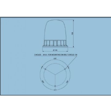 LED Rundumleuchte Vignal Taurus 10-30V