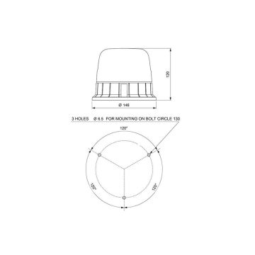 LED Rundumleuchte Vignal Galaxy 10-30V D14487