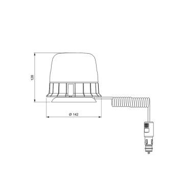 LED Blitzleuchte Vignal Galaxy 10/24V