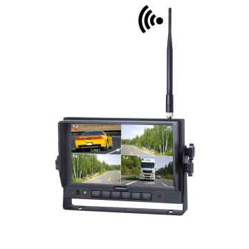 Ecran 2.4GHz, HD 7" sans fil 12/24V