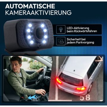 Rückfahrkamerasystem  Wireless 4.3"  12/24V