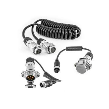 Kit de raccordement pour remorque/caravane « semi-remorque/voiture »  12/24 V