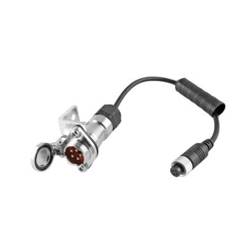 Kit de raccordement pour remorque/caravane « semi-remorque/voiture »  12/24 V