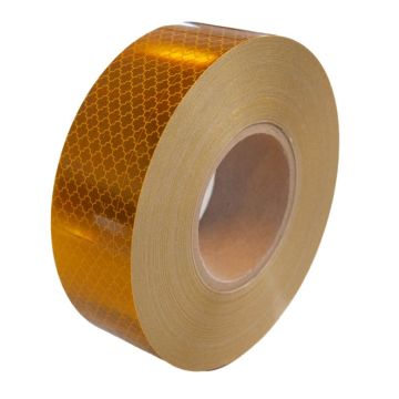 Marquage poids lourds 50mm x 50m jaune, 1 rouleau, ECE 104