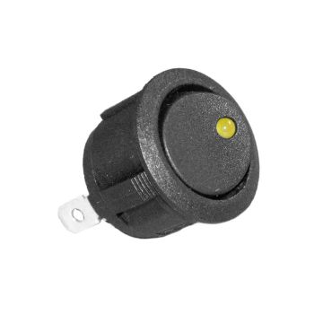 Wippschalter LED, 4,  Ein - Aus, grün, 12V/20A