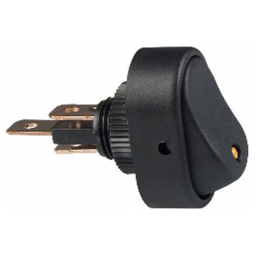 Wippschalter LED, 1, Ein - Aus, orange, 12V/16A