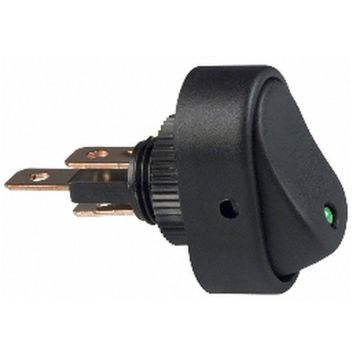 Interrupteur à bascule on / off avec LED vert