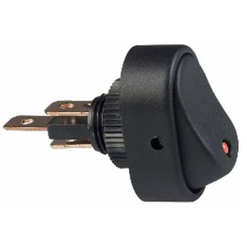 Interrupteur à bascule on / off avec LED rouge