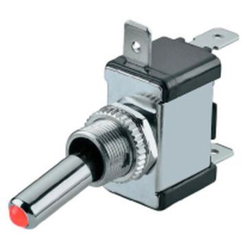 Kippschalter LED, (1)   Ein - Aus, 12V/25A