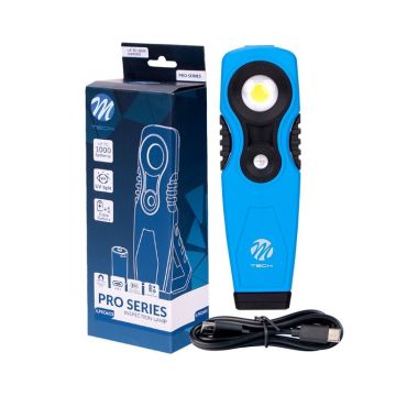 Lampe de travail LED, 1000lm + 200lm, IP65