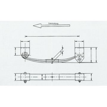 Parabelfederaggregat  6 to, 80mm ADR