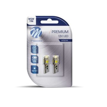 LED Glassockellampe Blister 12V Set à 2 Stk. (≙5W) LB321W