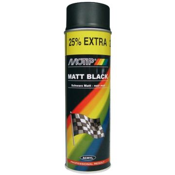 Peinture noir mat spray, 500 ml