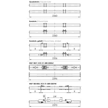 Protection anti-encastrement WAP profil transversal