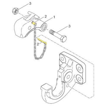 Gliederbolzen zu Rockinger Hakenkupplung