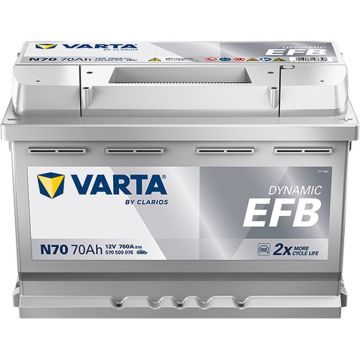 Batterie, 12 V 70 AH, LxBxH 278 x 175 x 190  - +