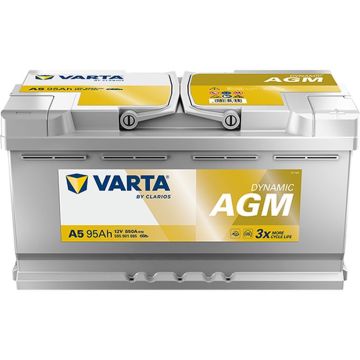 Batterie, 12 V 95 AH, LxBxH 353 x 175 x 190  - + S5A13