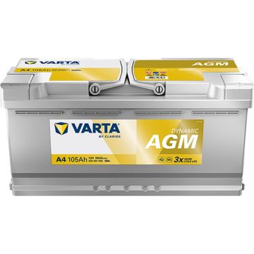 Batterie, 12 V 105 AH, LxBxH 393 x 175 x 190  - +