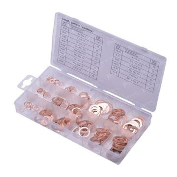 Joint-cuivre assortiment Ø 5-17,5mm, à 150-pce.