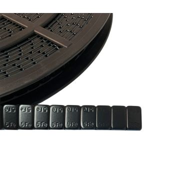 Stahlklebegewicht Rolle schwarz WU227